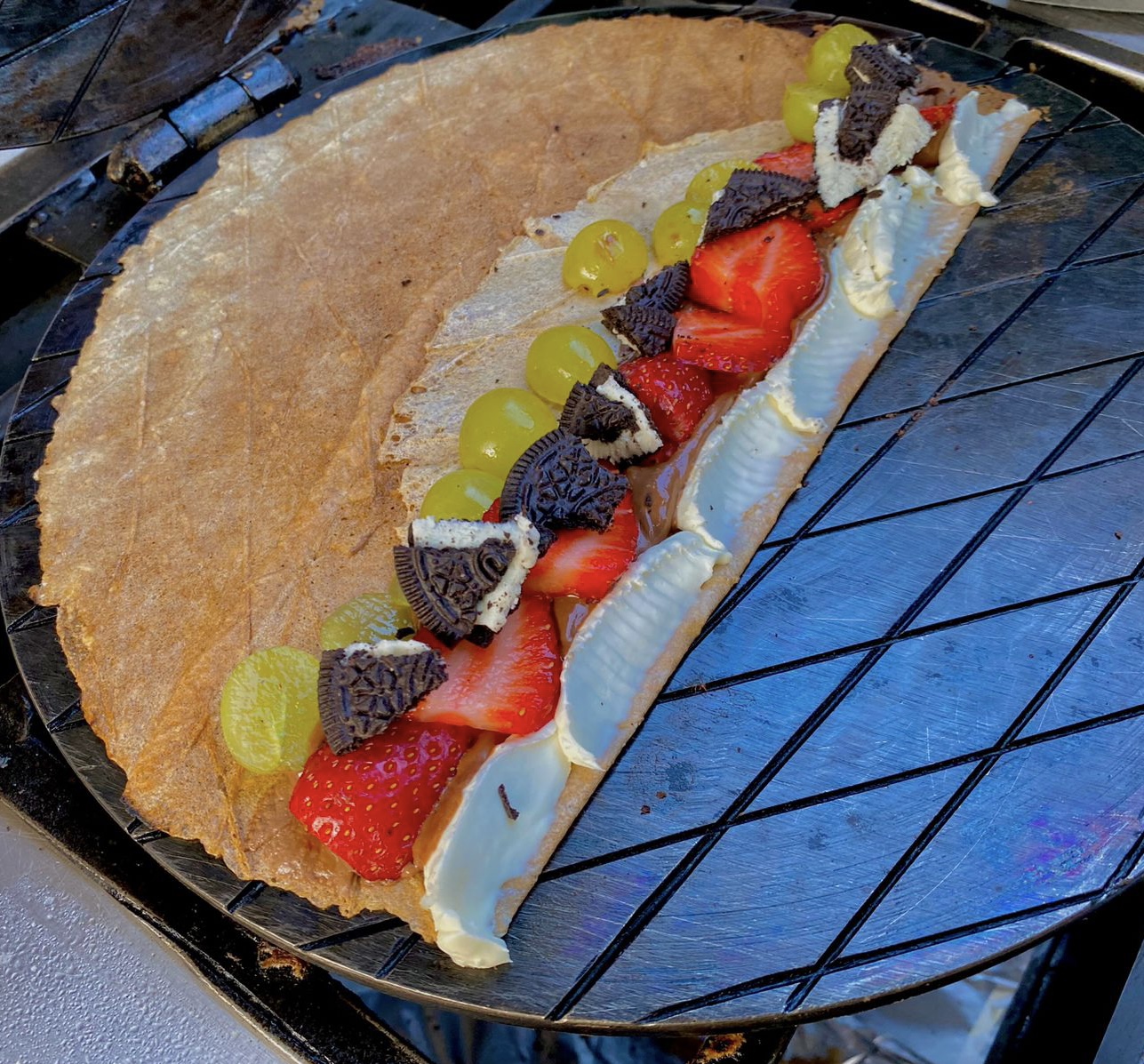 Marquesita de frutas surtidas